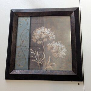 Lanie Loreth 12"x12" Framed Flowers Wall Art Print